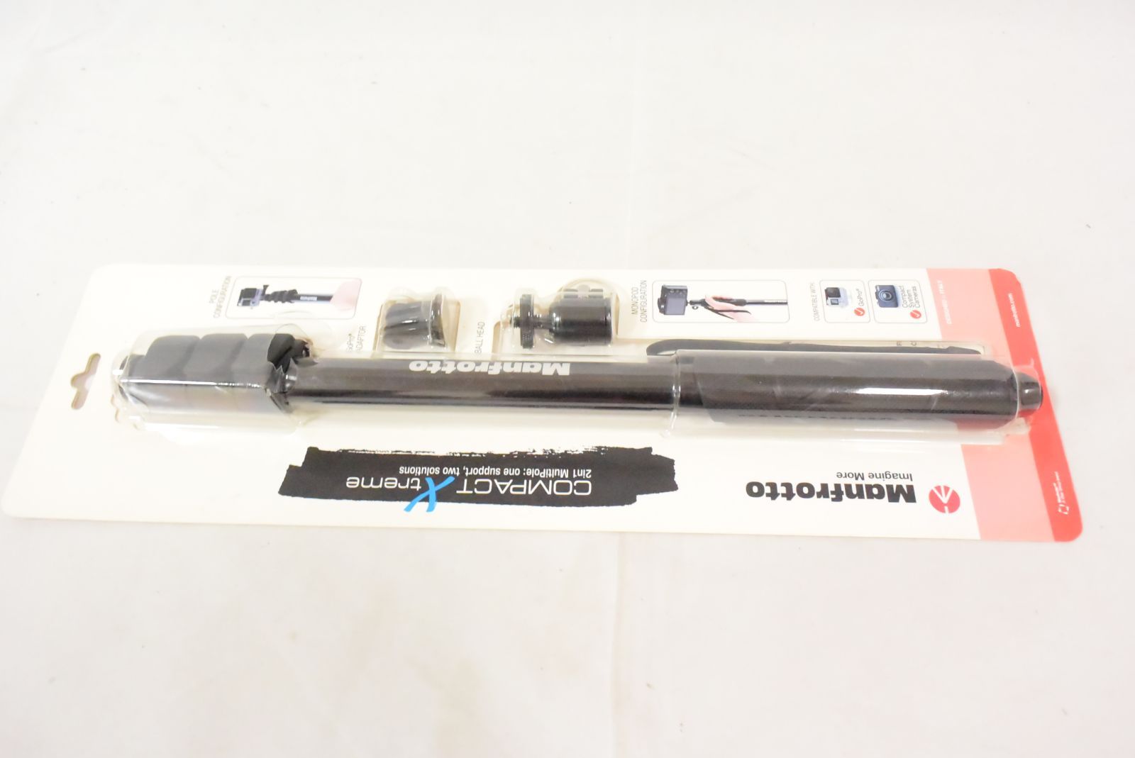 Manfrotto マンフロット COMPACT Xtremeマルチポール 一脚 MPCOMPACT BK