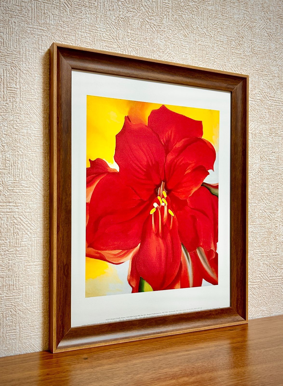 新品☆額縁付アートポスター☆ジョージア・オキーフ☆O'Keeffe