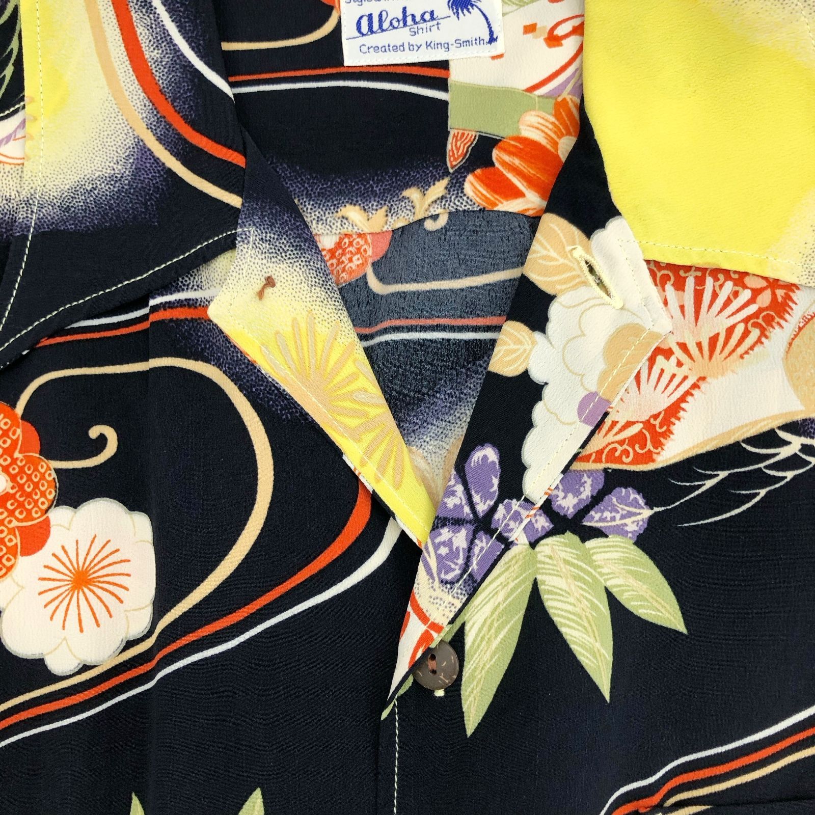 美品 SUN SURF サンサーフ KIMONO DESIGN King Smith 半袖 美品 SUN SURF サンサーフ KIMONO DESIGN King Smith 半袖