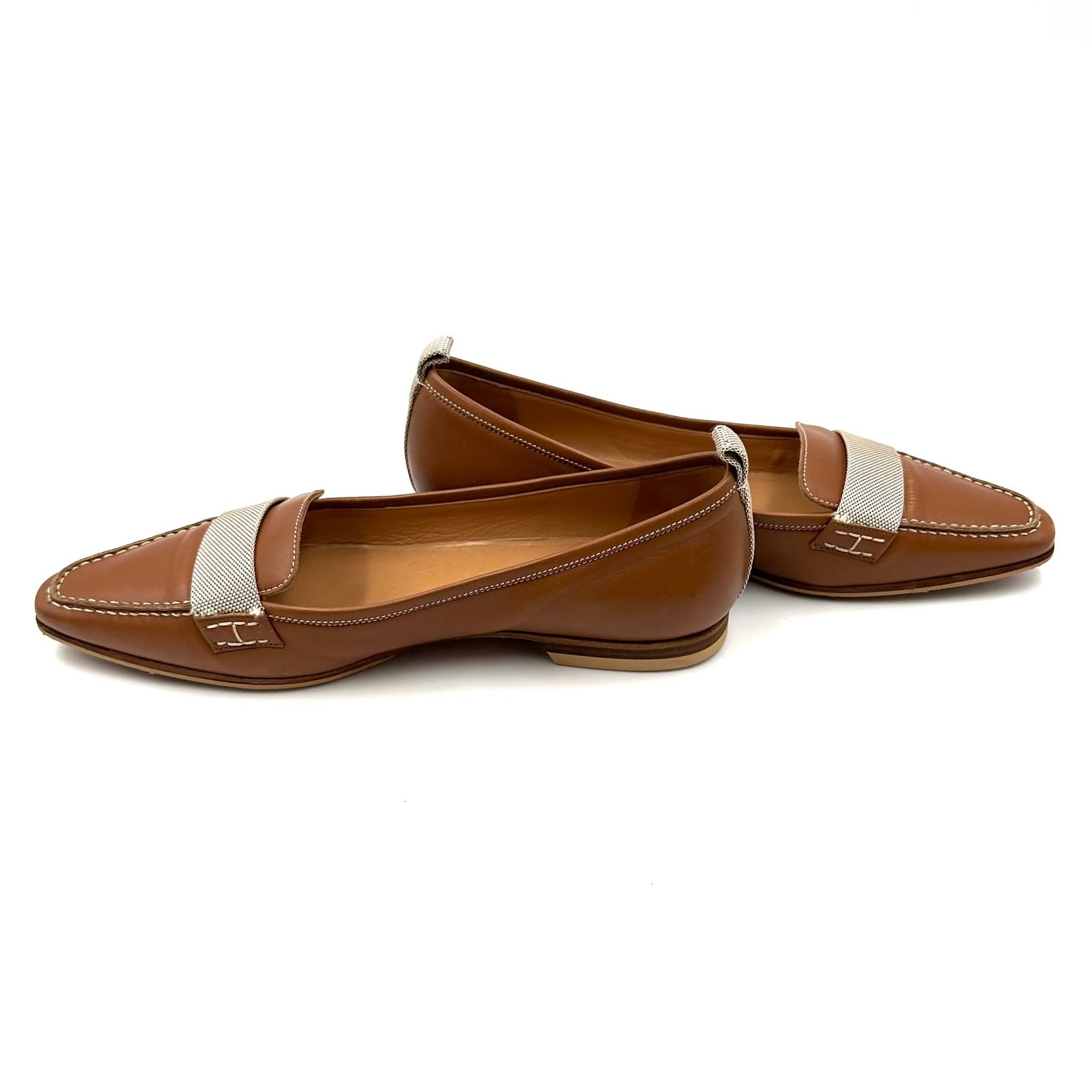美品】HERMES エルメス ローファー パンプス フラットシューズ 美品】HERMES エルメス ローファー パンプス フラットシューズ