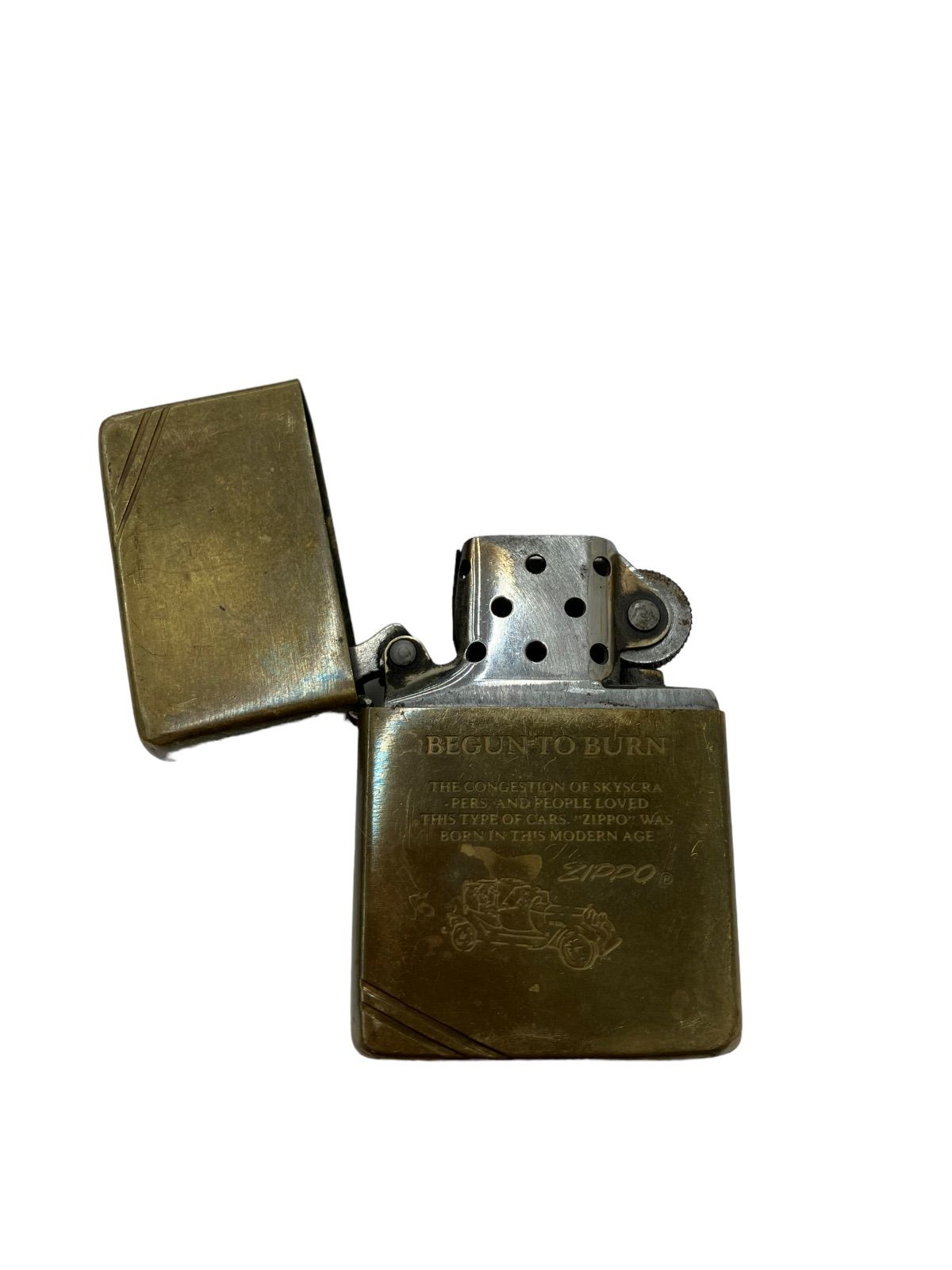 ZIPPO ジッポー ダイヤゴナルライン 真鍮 1991年製 ☆動作未確認☆ - メルカリ