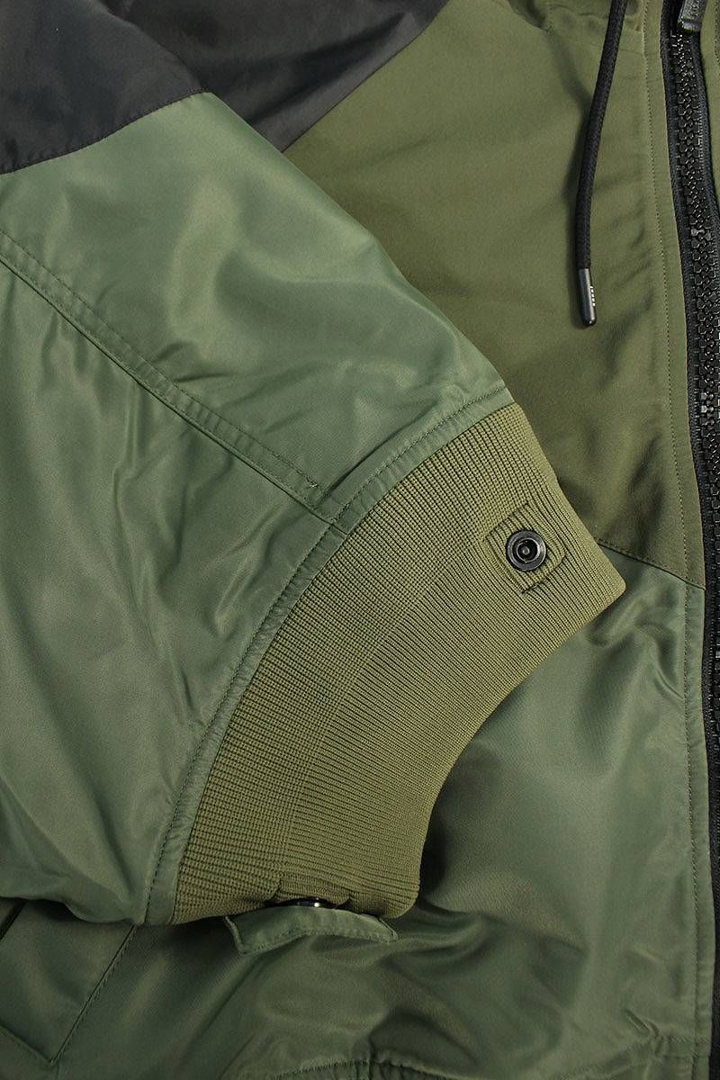 ナイキ ×サカイ Sacai Full zip HD jacket DQ9049-325 ロゴプリント