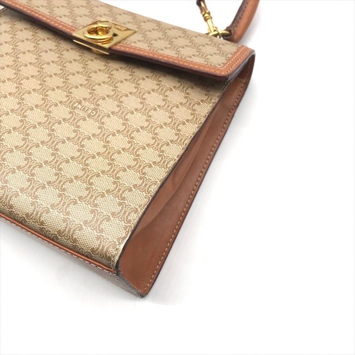 希少】CELINE セリーヌ ミニリュック レザー マカダム トリオンフ