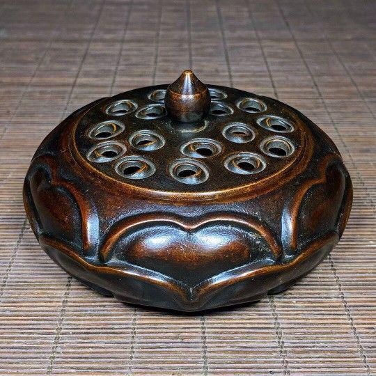蓮華香炉 銅香炉 茶道具 香道具 仏具 工芸品 置物 蓮華香炉 銅香炉 茶道具 香道具 仏具 工芸品 置物 - メルカリ