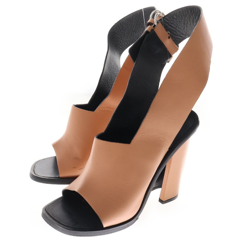 ○ CELINE ウッド ヒール パンプス シューズ ブラック 36.5 ○ CELINE ウッド ヒール パンプス シューズ ブラック 36.5