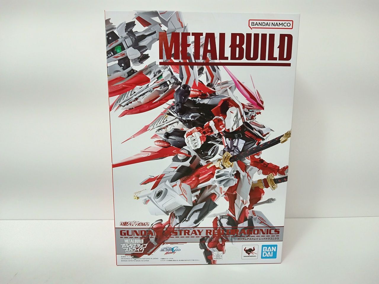 新品輸送箱未開封 L BUILD ガンダムアストレイ レッドドラゴニクス 未開封LBUILD アストレイ レッドドラゴニクス&フライトユニット METAL