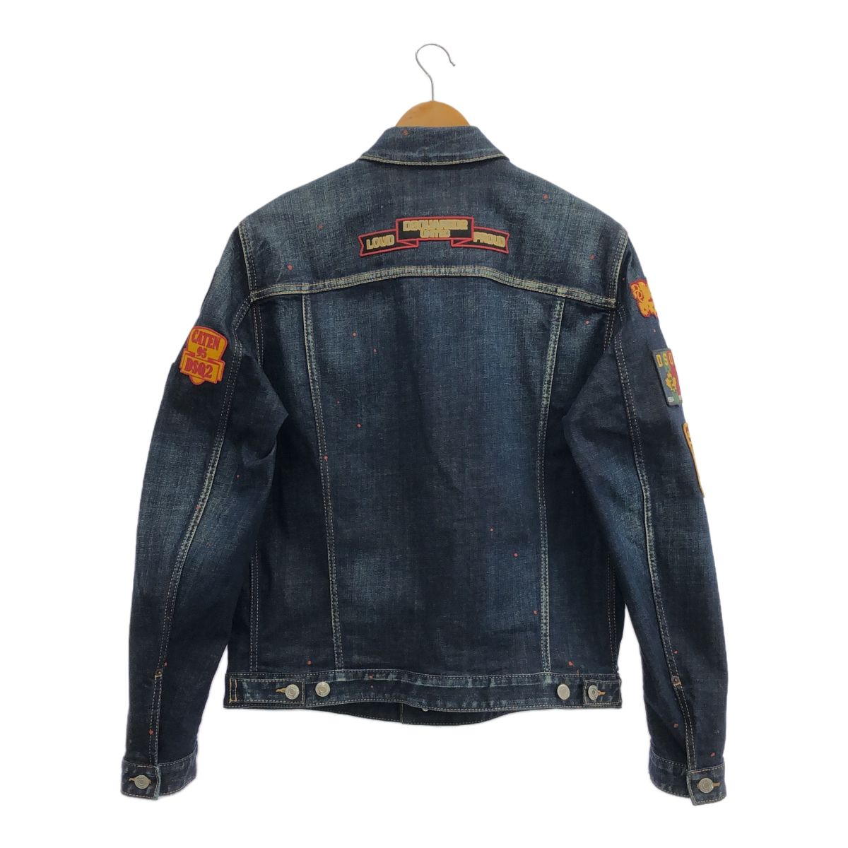 DSQUARED² デニムジャケット サイズ38 中古・古着通販】DSQUARED2 (ディースクエアード) デニムジャケット