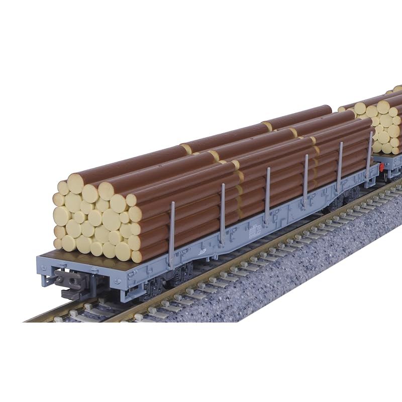 KATO Nゲージ レーティッシュ鉄道 長物車 R-w 丸太積載 4両セット 10-1891 鉄道模型 貨車