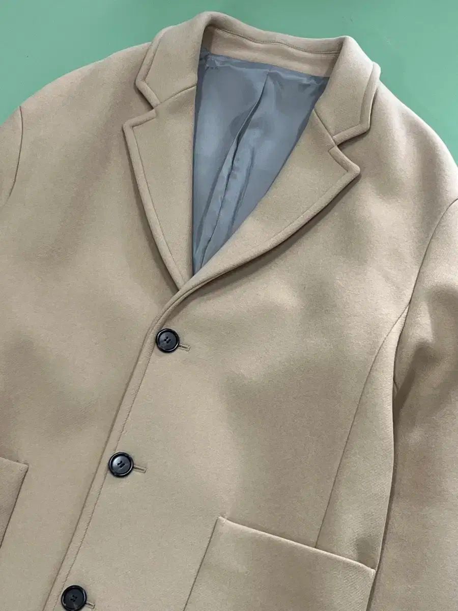 システムオム ウールカシミア ダブルロングコート ベージュ KANDAIZUMI_COM