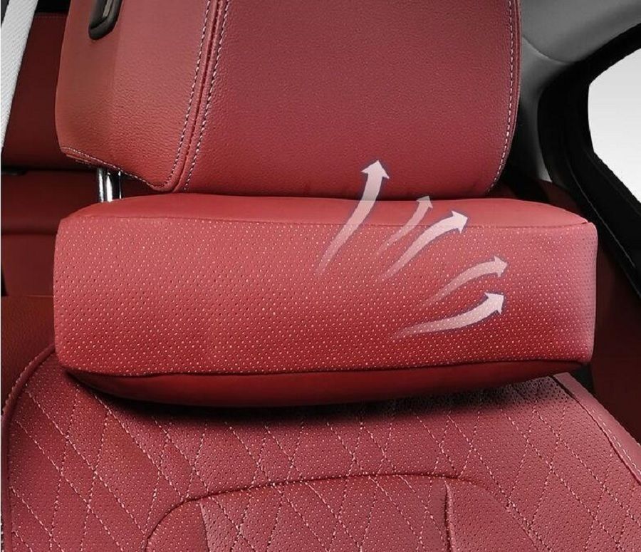 車ヘッドレスト ネックパッド 車 首 クッション 調節可能 車用