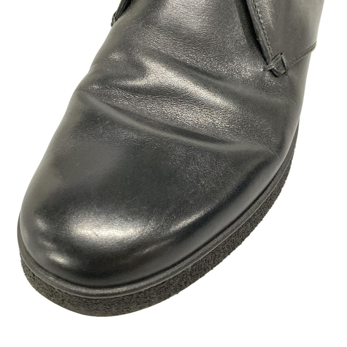 サルバトーレフェラガモ ブラックレザー レザーシューズ 7EE 中古・古着通販】Salvatore Ferragamo (サルヴァトーレ