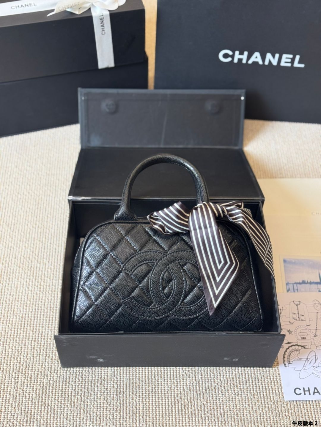 国内発送シャネル トレンディ CC ボウリング 今日特価】Chanel Bowling Bag (Jenny 同款) - シャネル