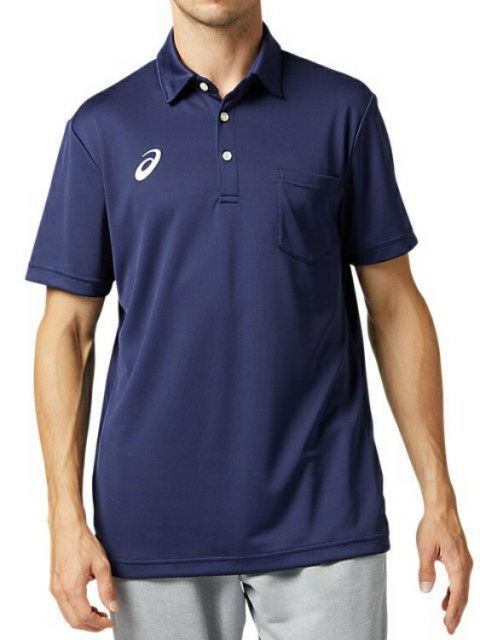 asics アシックス M TM POLO SS TOP ピーコート XL 2031B245 400 | スポーツ メンズ XL 紺 服 衣料 衣料品 Tシャツ ポロシャツ シャツ トップス 半袖 胸ポケット付き 吸汗速乾 ワンポイントロゴ ポリエステル100 人気・おすすめ｜省スペース設計・旅行向けにおすすめ 公式 プライバシー配送 当日出荷対応商品