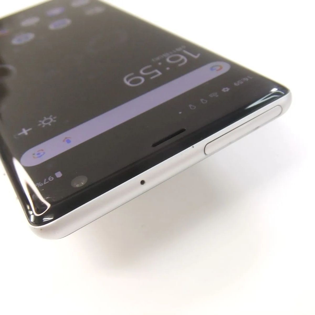 中古】 Xperia XZ3 801SO ホワイトシルバー SoftBank SIMロック