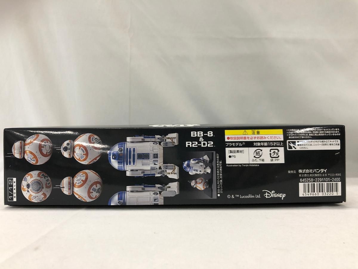 未開封】スター・ウォーズ BB-8 & R2-D2 1/12スケール