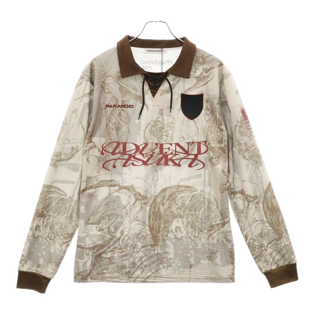 PARANOID (パラノイド) 24SS GAME SHIRTS ゲーム 長袖 シャツ ブラウン