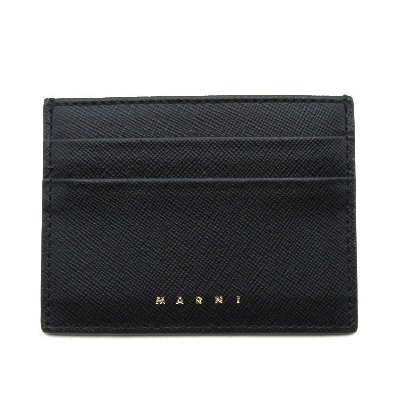 ♥ MARNI マルニ カードケース PFMOQ04U07 LV520 Z360N カードホルダー ブラック 黒 24005544