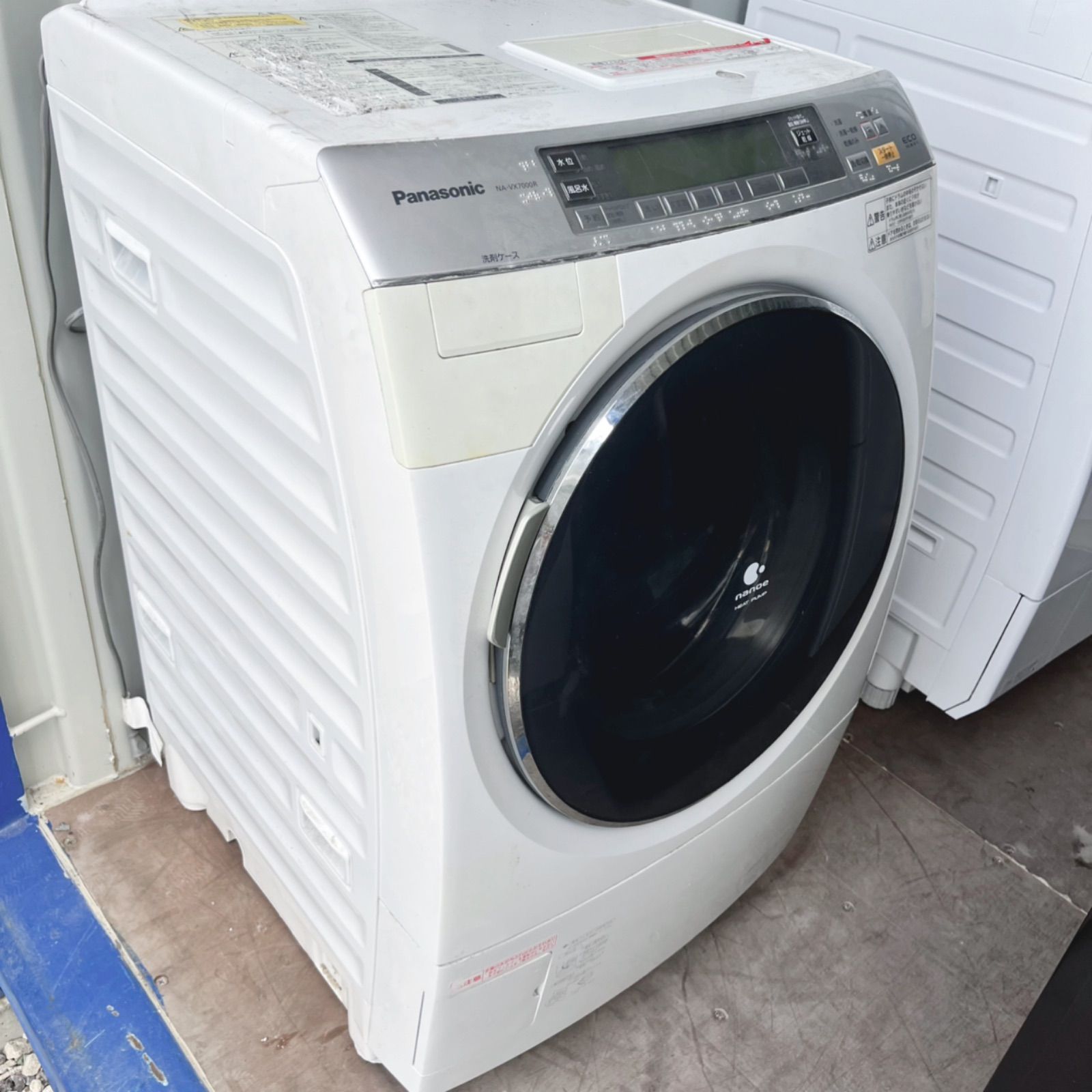 取付無料！完動品！格安早い者勝ち パナソニック熱乾燥搭載ドラム式洗濯機！冷蔵庫 取付無料！完動品！格安早い者勝ち パナソニック熱乾燥搭載ドラム式