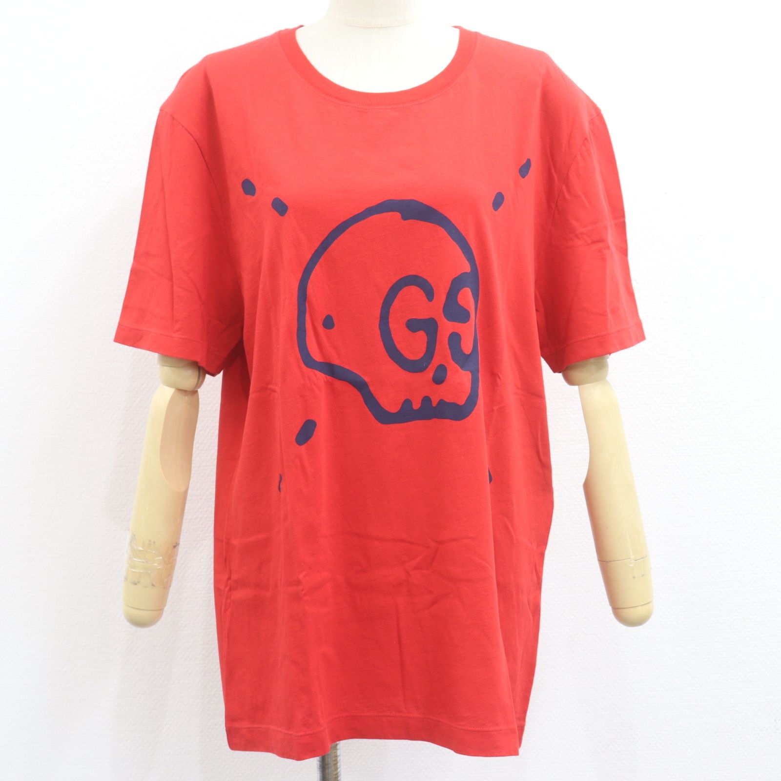 ITCCTV3MXOLD 美品 国内正規 GUCCI グッチ Tシャツ 赤 レッド サイズL  