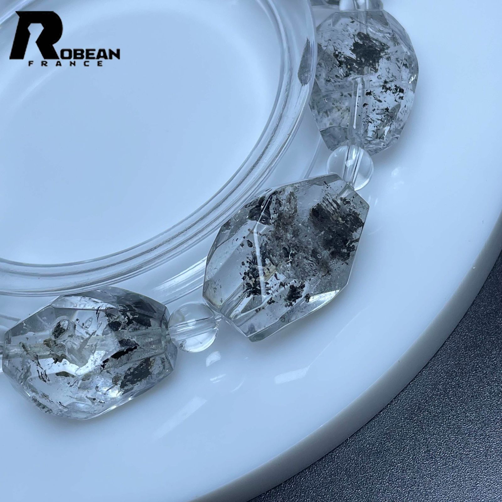 絶賛 EU製 定価18万円☆ROBEAN・ハーキマーダイヤモンド