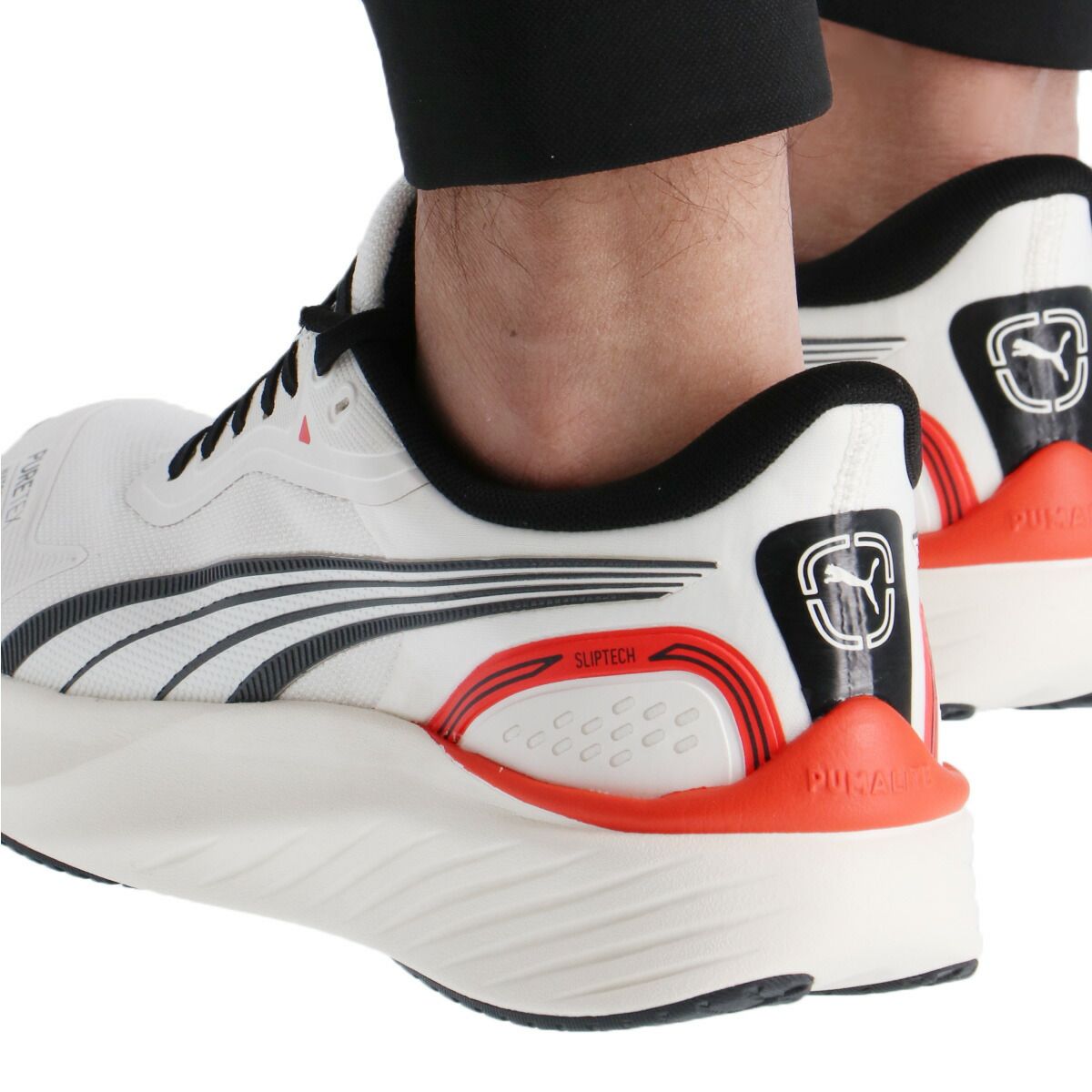 プーマ イーズイン ソフトライド シューズ ユニセックス ブランド ダイエット ウォーキング スニーカー スポーツ 通勤 旅行 PUMA ハンズフリー クッション性 手を使わず履ける 履きやすい 高齢者 黒 白 防水 312672 HRDEVELOPMENT_JP