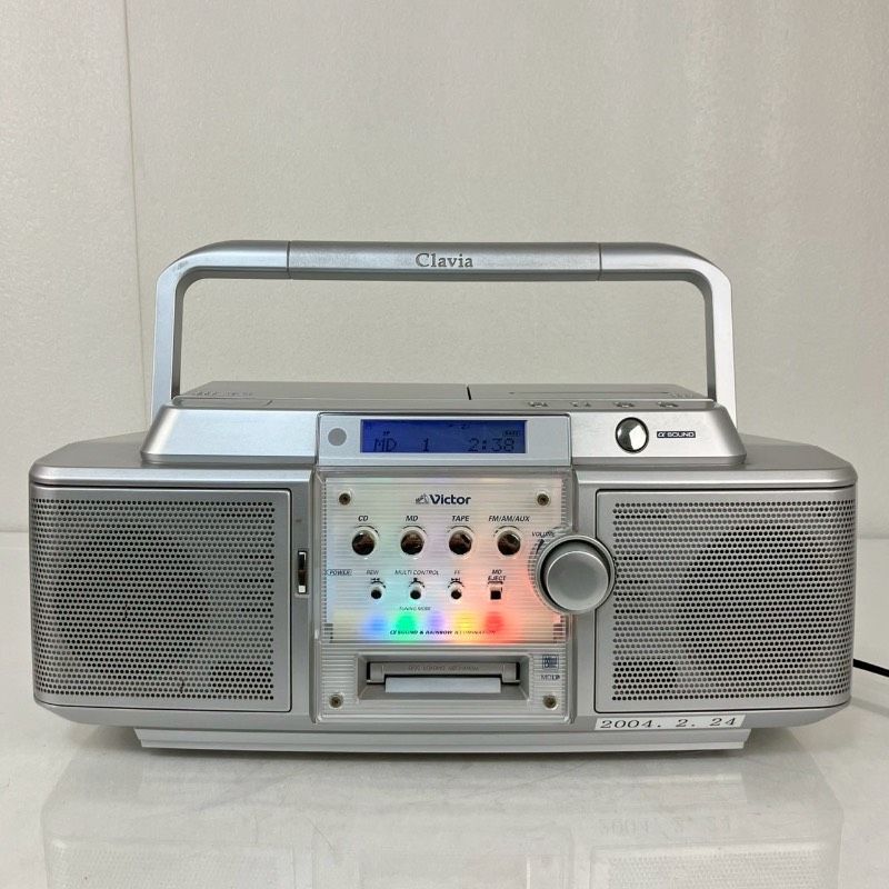 Victor CD－MDポータブルシステム RD-M2-W Clavia CD・MD