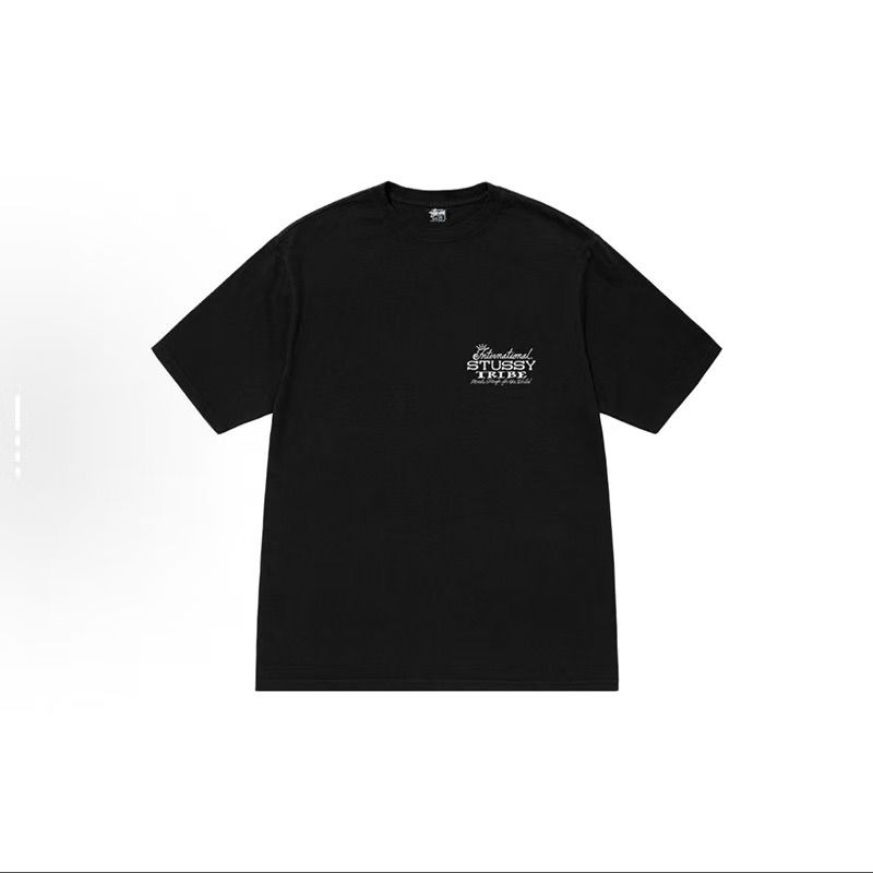 【ユニセックス】STUSSY シンプル コットン ロゴ Tシャツ 新品 未使用STUSSY ステューシー ロゴプリント 半袖Tシャツ ユニ