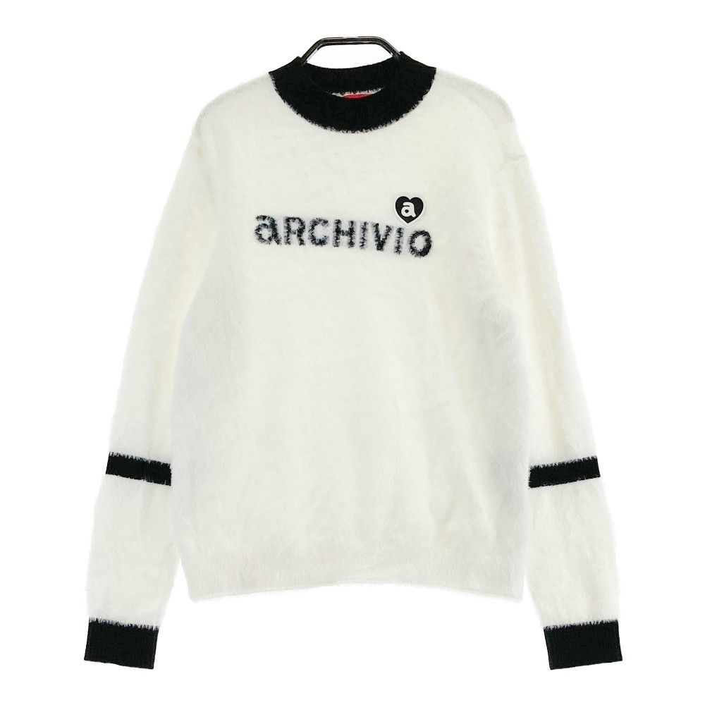 サイズ：38 ARCHIVIO アルチビオ 2023年モデル ニットセーター シャギー  ホワイト系 [240101377276] ゴルフウェア レディース ストスト