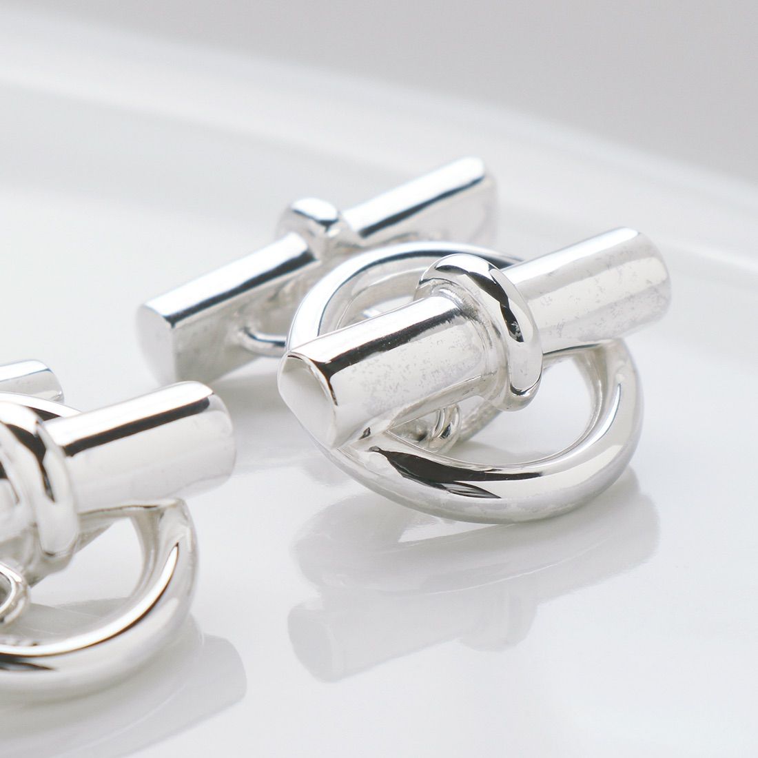 TOM FORD カフリンクス （TOM FORD Sterling Silver Striped