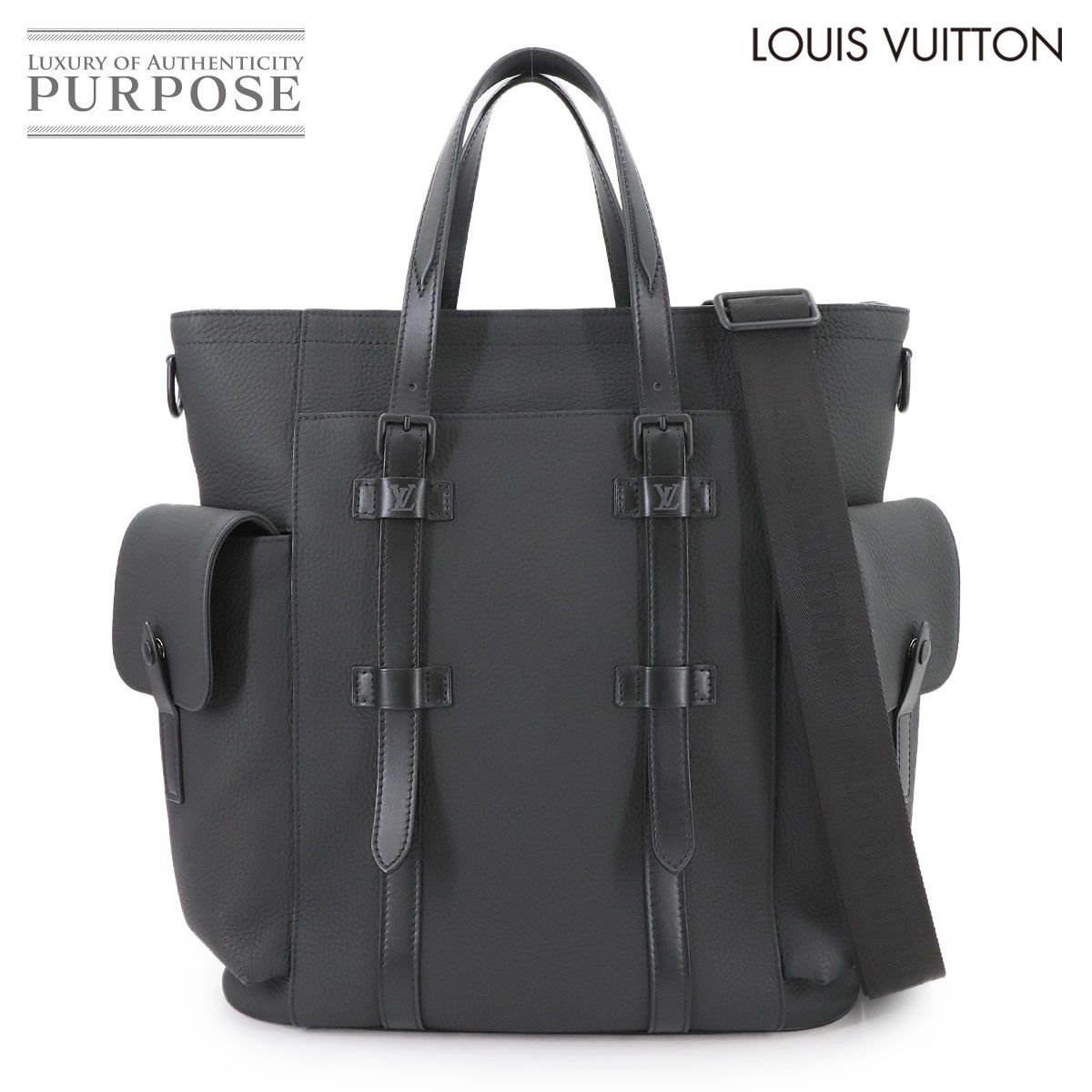 未使用級　ルイヴィトン　顧客限定　クリストファーGM トリヨンレザー LOUIS VUITTON ルイ・ヴィトン リュックサック クリストファーGM