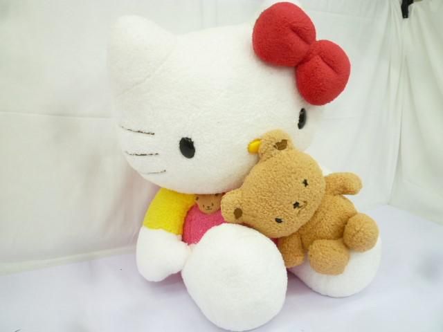 品 ホビー サンリオ ハローキティ フカフカドール ぬいぐるみ 紙 XLサイズ 約60 cm