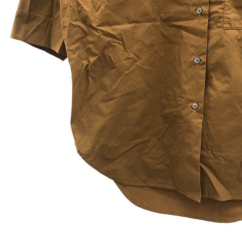 Studio Nicholson / スタジオニコルソン | 2022SS | LUCAS COTTON SHORT SLEEVE VOLUME SHIRT ルーカス コットン シャツ | 0 | HAZELNUT / ヘーゼルナッツ | レディース Studio Nicholson / スタジオニコルソン | 2022SS | LUCAS COTTON