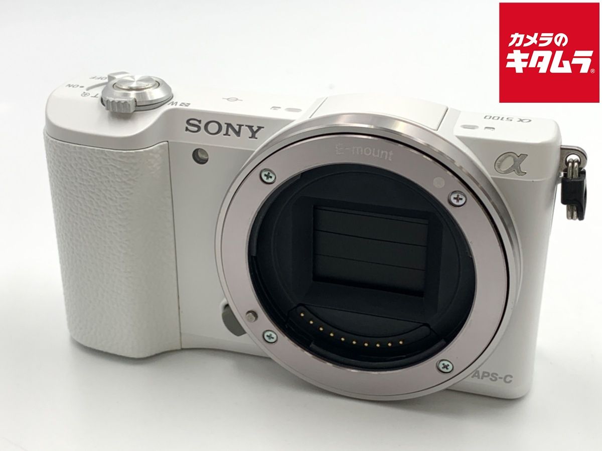 Sony α5100 ホワイト 本体レンズ ソニー SONY α5100 ILCE-5100 レンズ