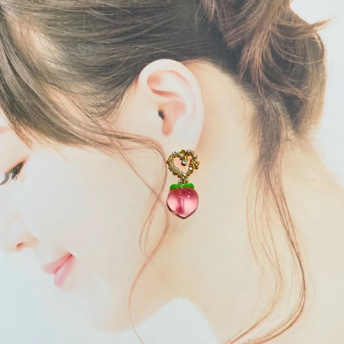 キラキラ チャーム ピアス イヤリング ⭐️⭐️ハンドメイド c-0067.jpg