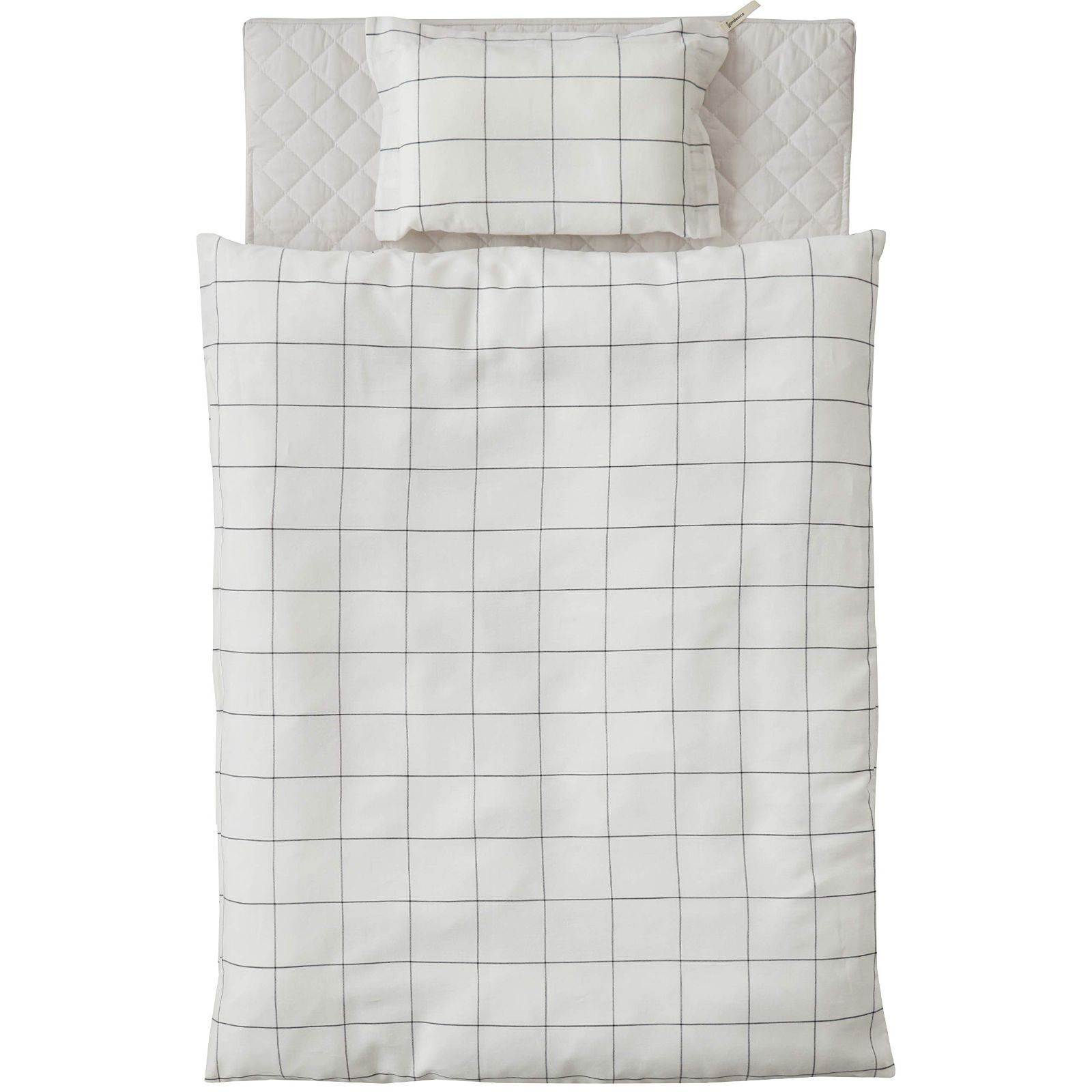 数量 グラフチェック ミニ布団セット ベビー 1418-0027-50 新しいファミリーのデイリー サンデシカ telet