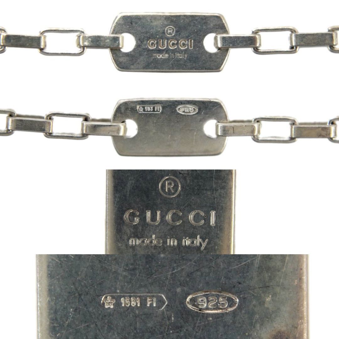 GUCCI/グッチ Gモチーフ ペンダントネックレス SV925 約50cm 約16.3g ...