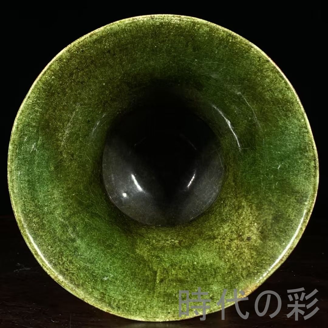 中国美術 唐三彩 蓋 丸壷(A368) - メルカリ