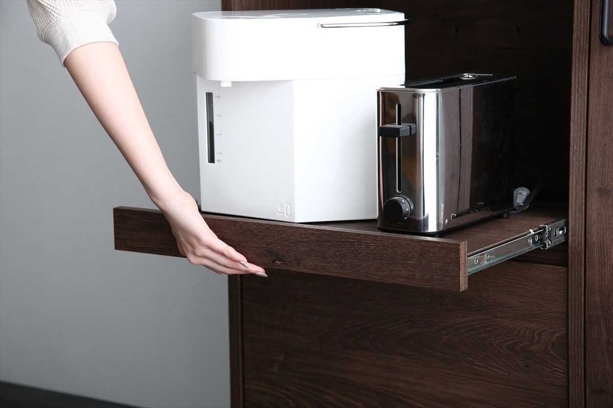 幅80cm】Walter オープン棚 キッチン収納 キッチンボード オープン