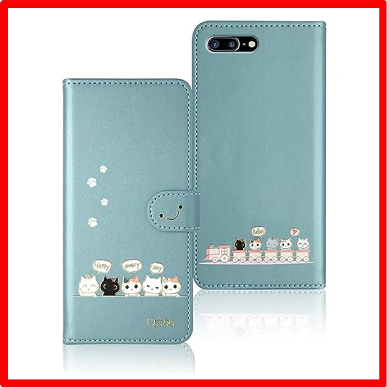  【匿名配送】 iPhone 7Plus/8Plus*5.50 手帳型・フリップケース