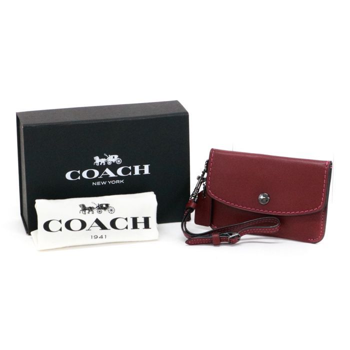 コーチ COACH キーポーチ グラブタンレザー 65268 カードケース コイン