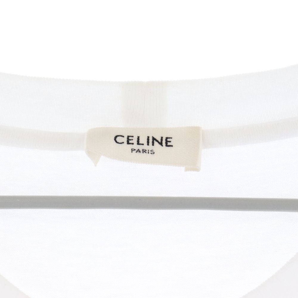 CELINE (セリーヌ) 21SS MIYASHITA PARK POP UP STORE限定 ポップアップ リップロゴ半袖Tシャツ ホワイト  2X674501F - メルカリ