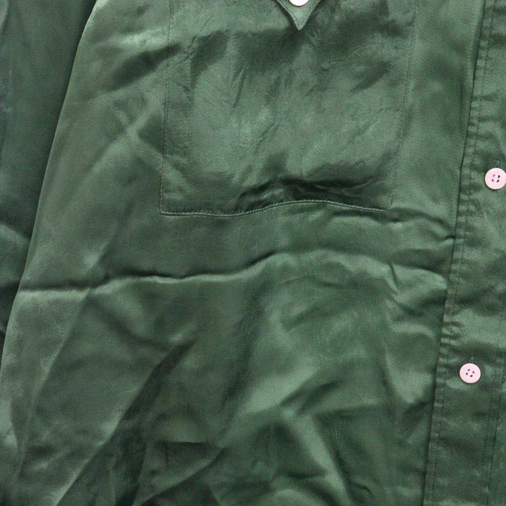 トップス DAIRIKU 21AW Satin Shirt with Money Clip DAIRIKU (ダイリク) 21AW Satin Shirt with Money Clip レーヨン