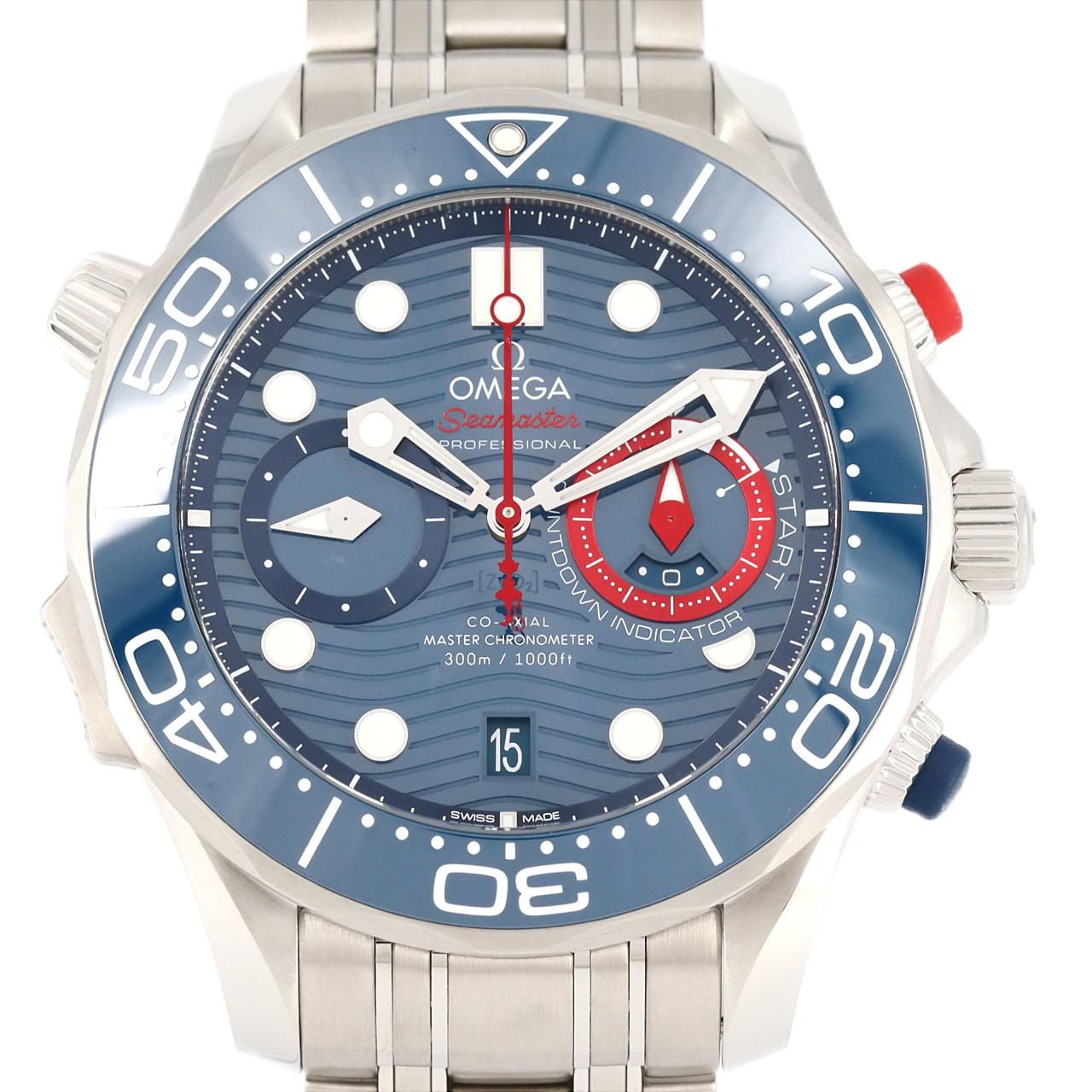 【新品】オメガ シーマスターダイバー300Mクロノグラフ･アメリカズカップ 210.30.44.51.03.002 SS 自動巻