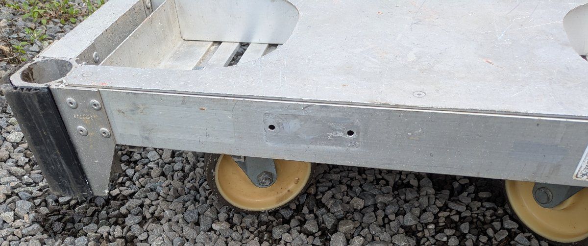 鹿児島発 アルミ六輪台車 積載1000㎏