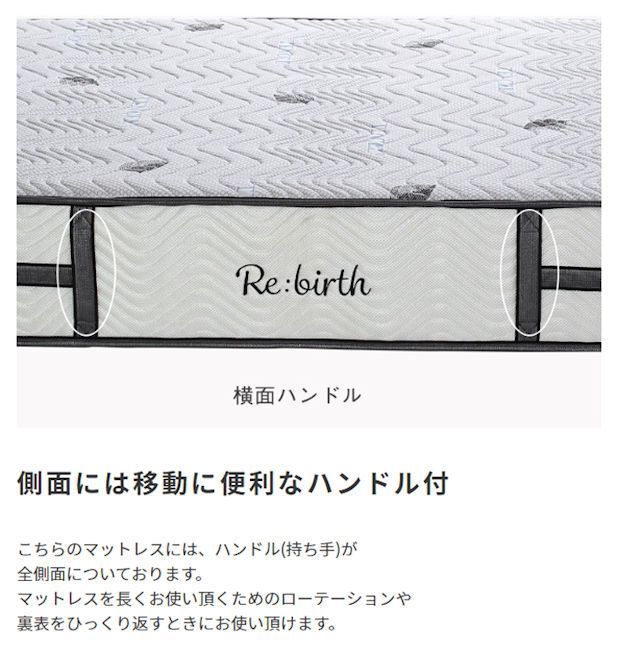 圧縮梱包ポケットコイルマットレス（クイーン）硬め ポケットコイル