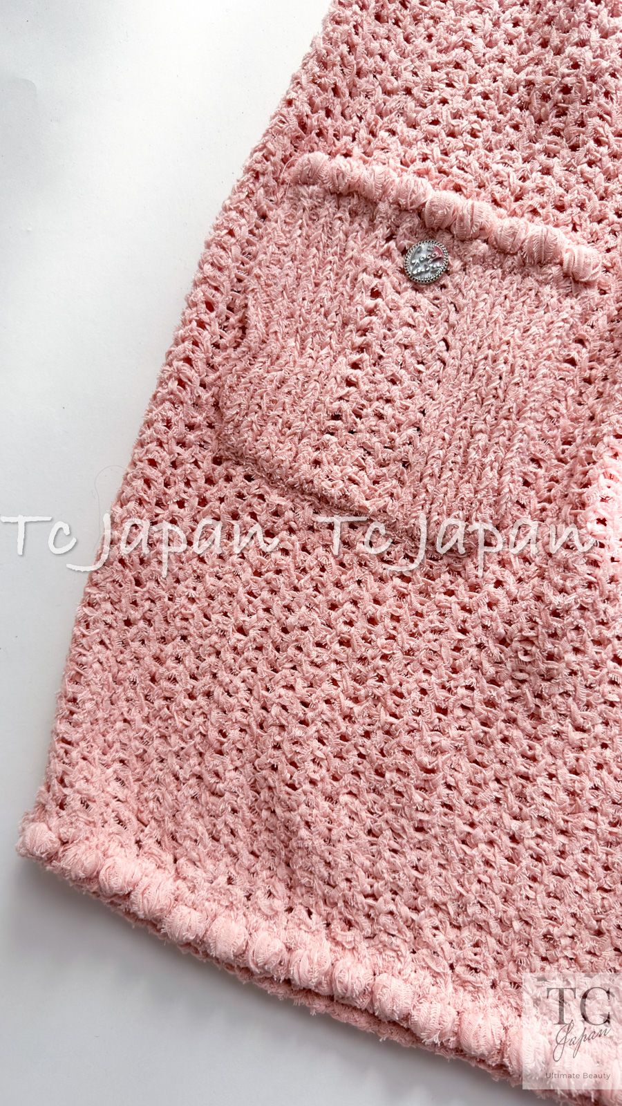 シャネル ワンピース CHANEL プリティ ピンク コットン サマー