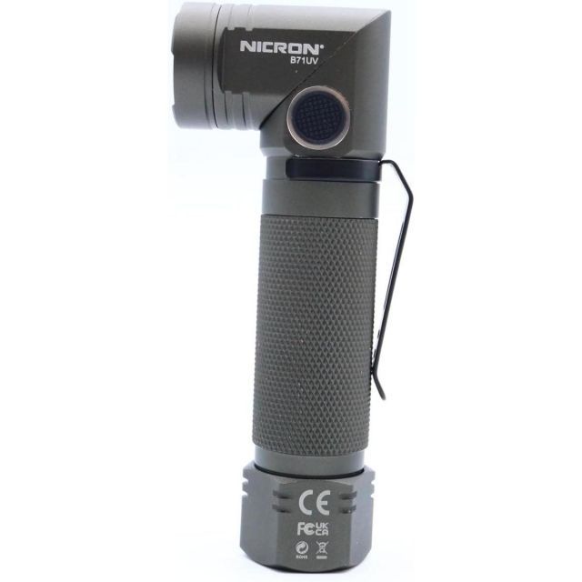 ニクロン Nicron 首振り LED ハンドライト 1000LM B71UV ハンディライト 懐中電灯 マグネット付 小型 コンパクト ブラック 防災 アウトドア