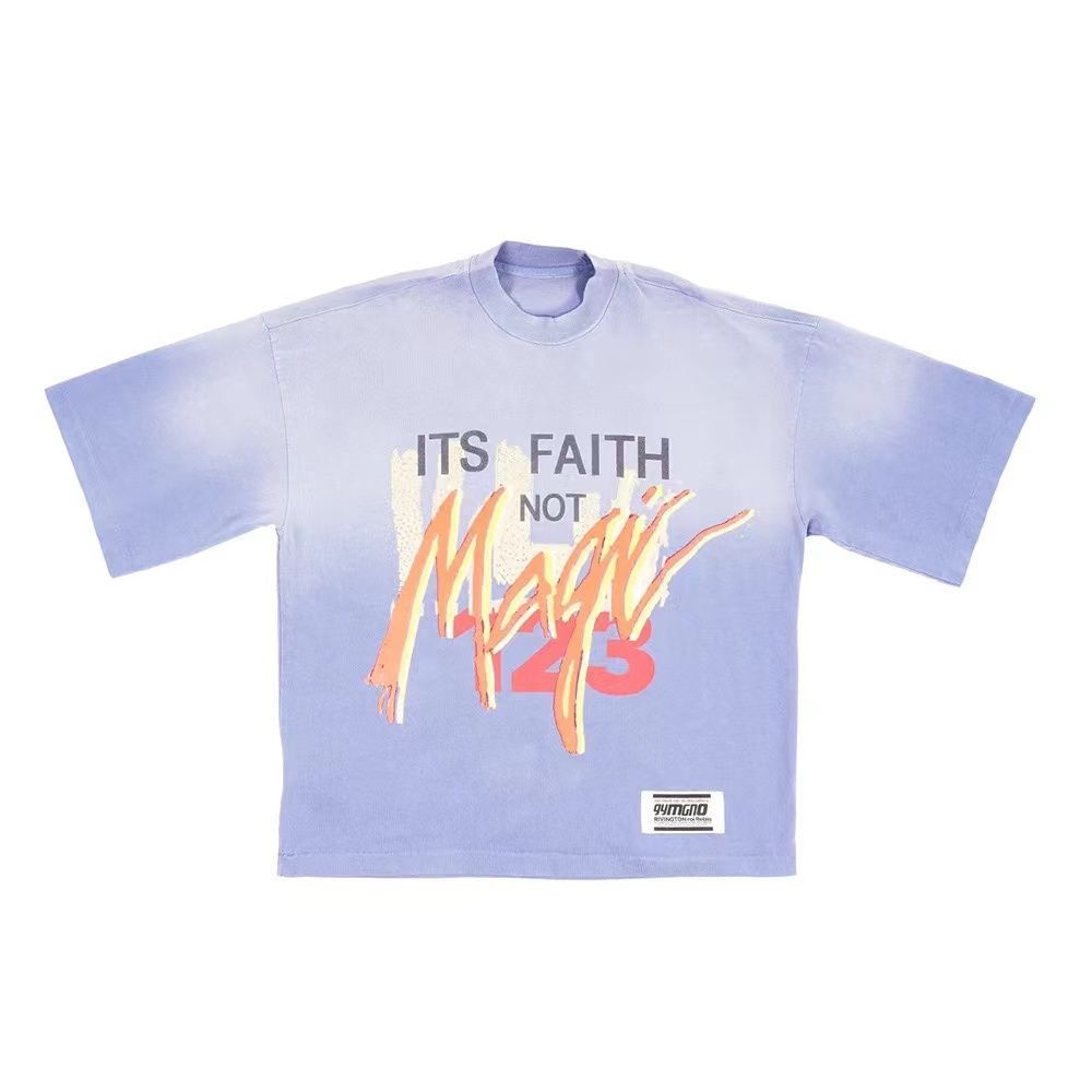 RRR-123 ITS NOT FAITH SS Tシャツ ヴィンテージ パープル