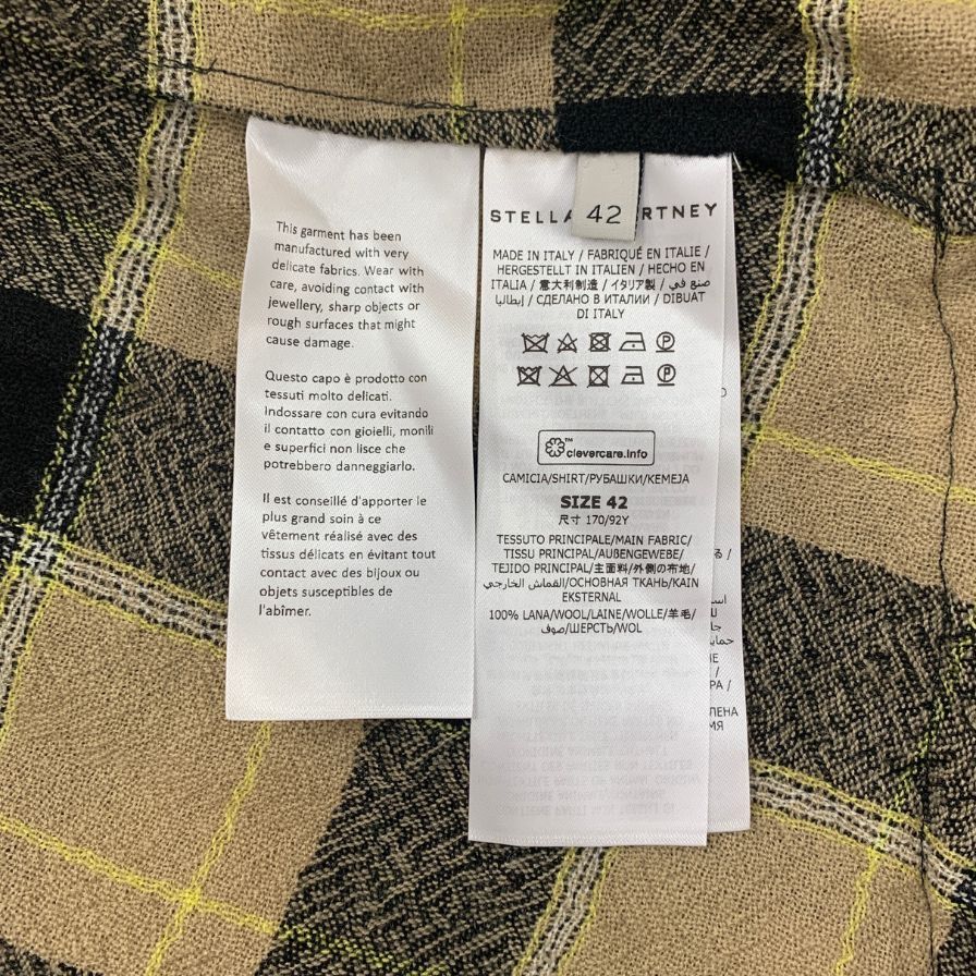 レイヤード チェックシャツ