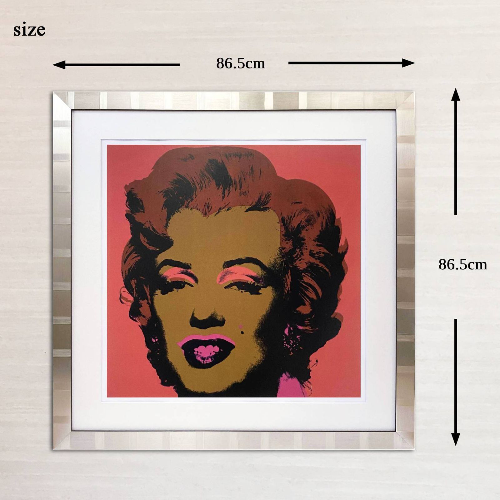 アンディ ウォーホル「マリリン モンロー(オン サーモン)1967